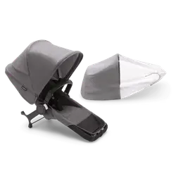 Donkey 5 Duo Extension Complete - Grey Melange | Barnvagnar - Syskon- & tvillingvagnar - Tillbehör till syskonvagnar | BabyMode