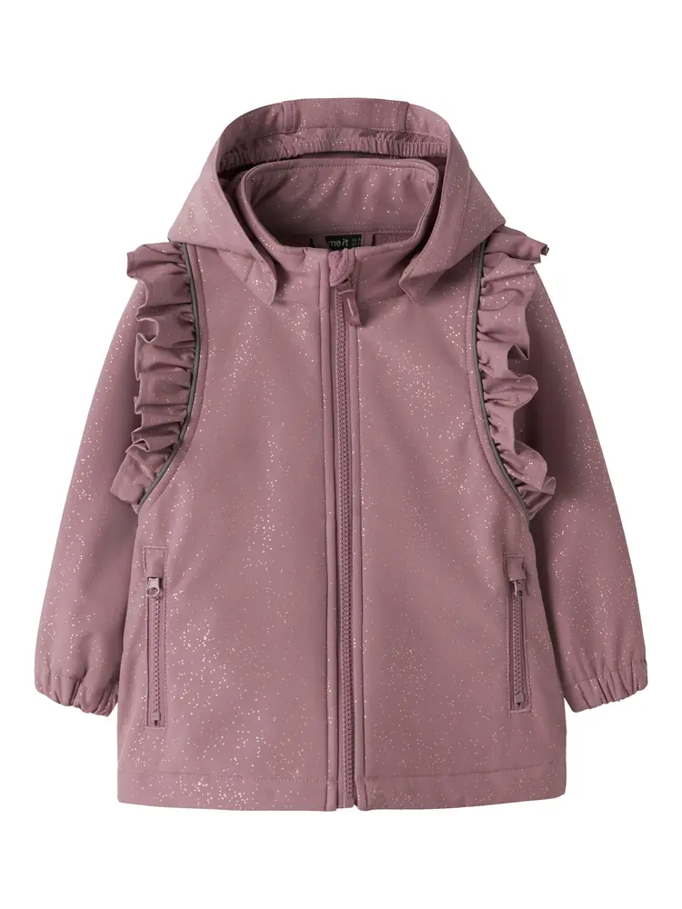 Name It Softshell Jacka - Wistful Mauve - 110