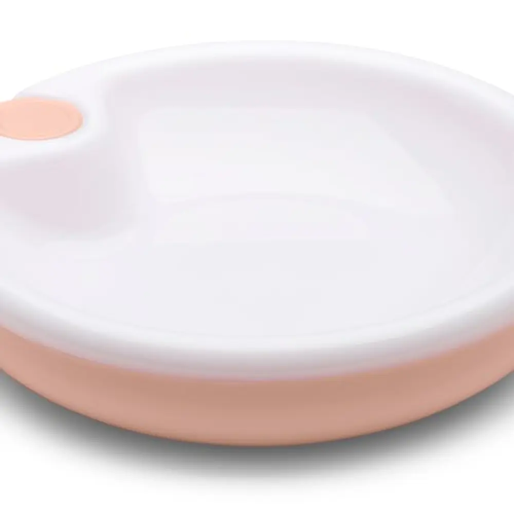 Nuvita Termotallrik Med Vattenhållare - Pink | Baby & Barn - Äta - Barnserviser | BabyMode