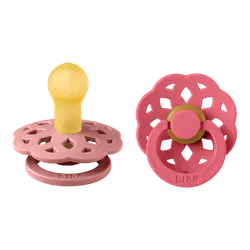 Napp Boheme 2-pack 0-6 mån - Dusty Pink/Coral | Baby & Barn - Sköta - Nappar | BabyMode