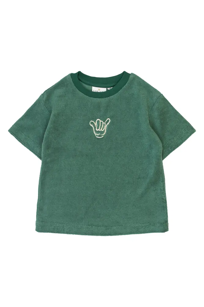 Terry T-Shirt - Posy Green - 92 | Barnkläder - Toppar - T-shirts & toppar | BabyMode