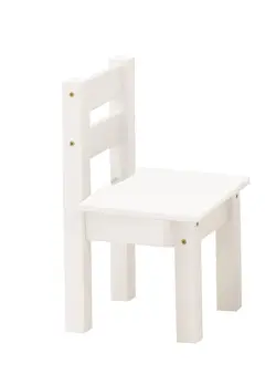 Mats Barnstol – Vit | Barnrum - Möbler - Barnbord & stolar | BabyMode