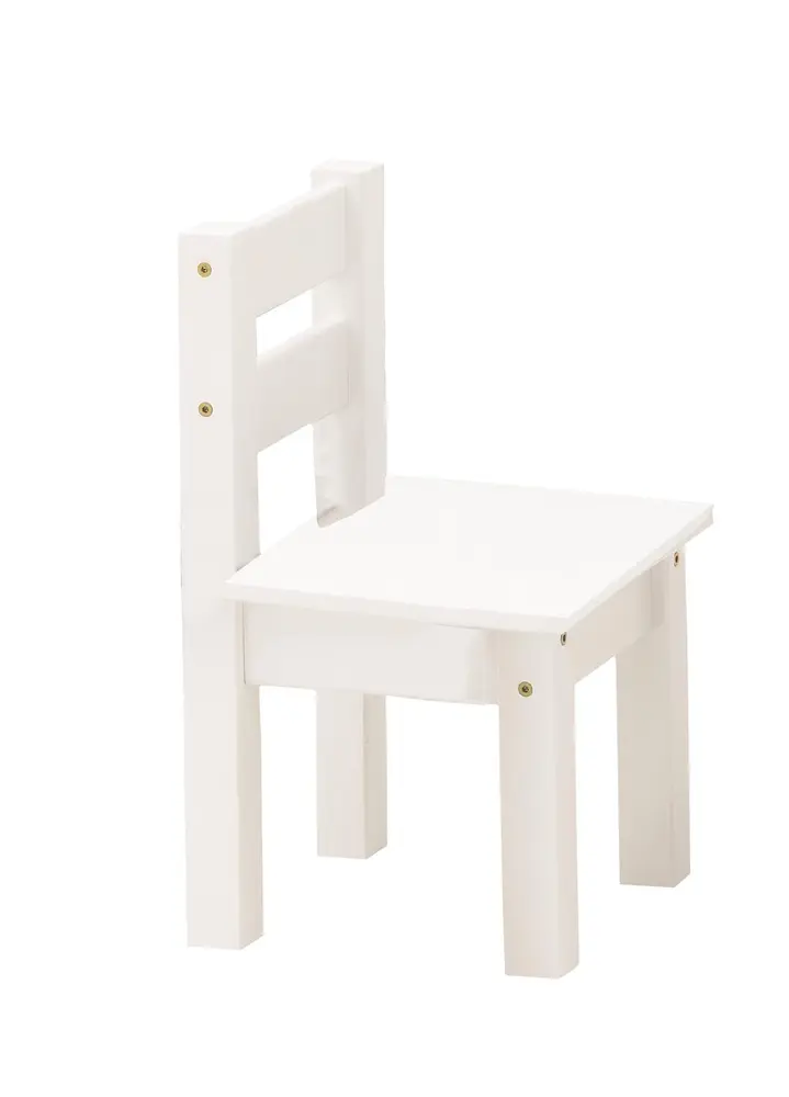 Mats Barnstol – Vit | Barnrum - Möbler - Barnbord & stolar | BabyMode