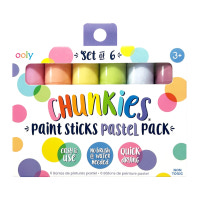 Ooly Målarpennor 6 stk - Chunkies Pastel