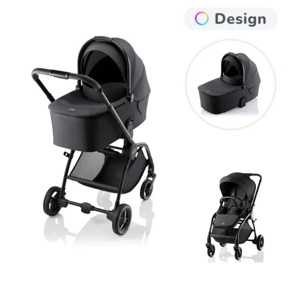 Britax R&ouml;mer Rio Style Sittvagn Med Liggdel - Carbon Black