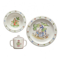 Matservis Blomsterbarn 3 Delar