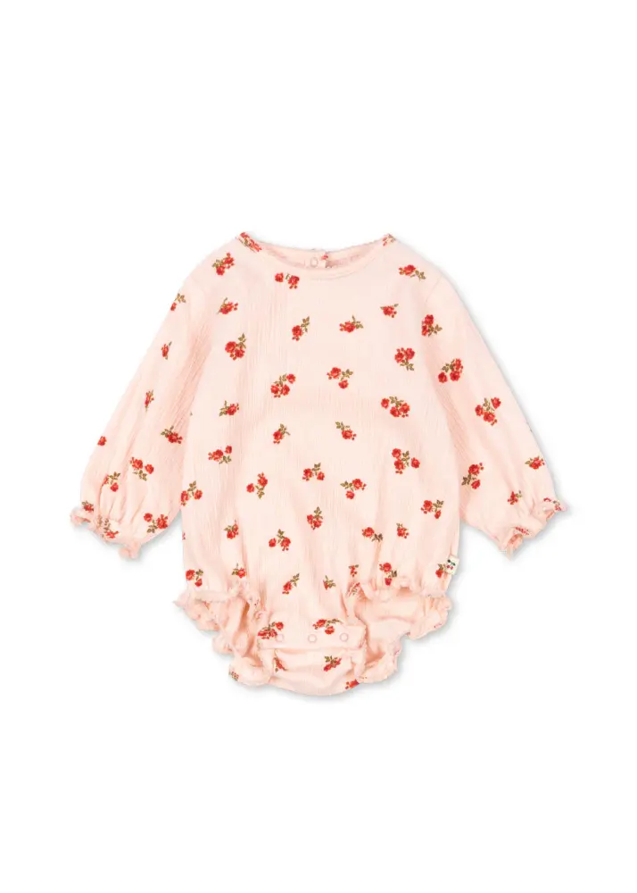 Chleo Romper - Rosa Pink - 2 ÅR | Barnkläder - Bodys & overaller - Långärmad body | BabyMode