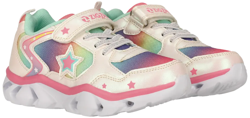 ZigZag Blinkande Sneakers Saserta - White - 26 | Barnskor - Sneakers - Sneakers med lampor | BabyMode
