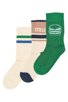 Moe Bamboo Strumpor 3-pak - Fern Green