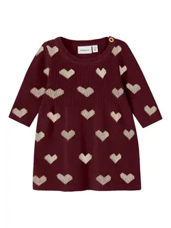 Oana Klänning - Burgundy | Kläder - Toppar - Klänningar - Klänningar | BabyMode