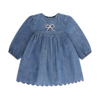 BeKids Klänning - Medium Blue Denim