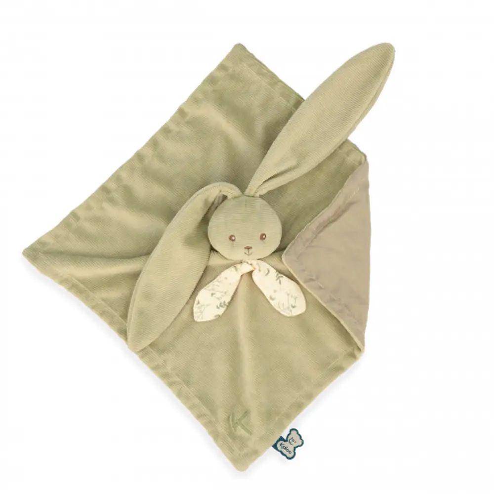 Doudou Rabbit Green | Leksaker - Nallebjörnar & gosedjur - Snuttefiltar | BabyMode