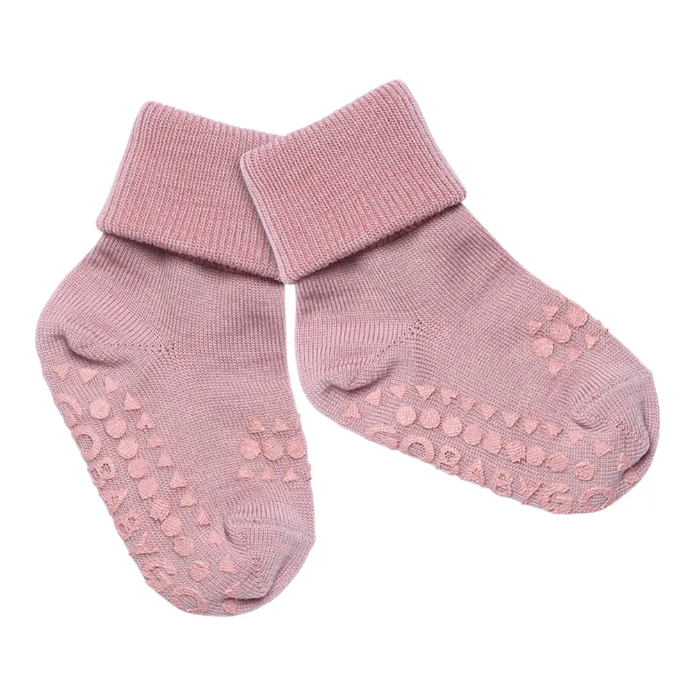 Halkstrumpor Merinoull - Rose Blush - 27/30 | Barnkläder - Ull - Strumpor & ullstrumpbyxor | BabyMode