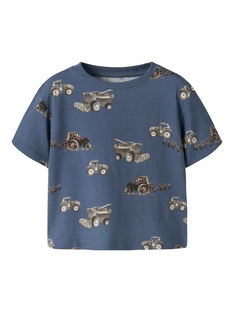 Name It Janol T-Shirt - Vintage Indigo - 104 | Barnkläder - Toppar - T-shirts & toppar | BabyMode