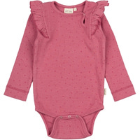 Body LS Frill Dot - LIGHTBERRY