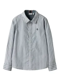 Mrekid Skjorta - Flint Stone | Kläder - Toppar - Skjortor - Skjortor | BabyMode