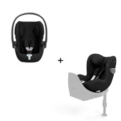 Cloud T I-size + Sirona T I-size - Sepia Black | Bilbarnstolar | BabyMode