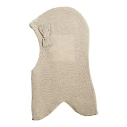 Rund Balaclava m. Rosett - Rose mushroom | Kläder - Ull - Ullmössor, ullvantar och ulltossor | BabyMode