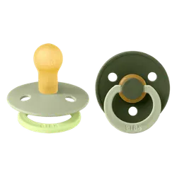 Napp Studio Fusion Colour 2-pack Latex 0-6 mån - Green Mix | Baby & Barn - Sköta - Nappar | BabyMode