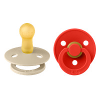 Napp Colour 2-pack Latex Rund - Vanilla/Candy Apple