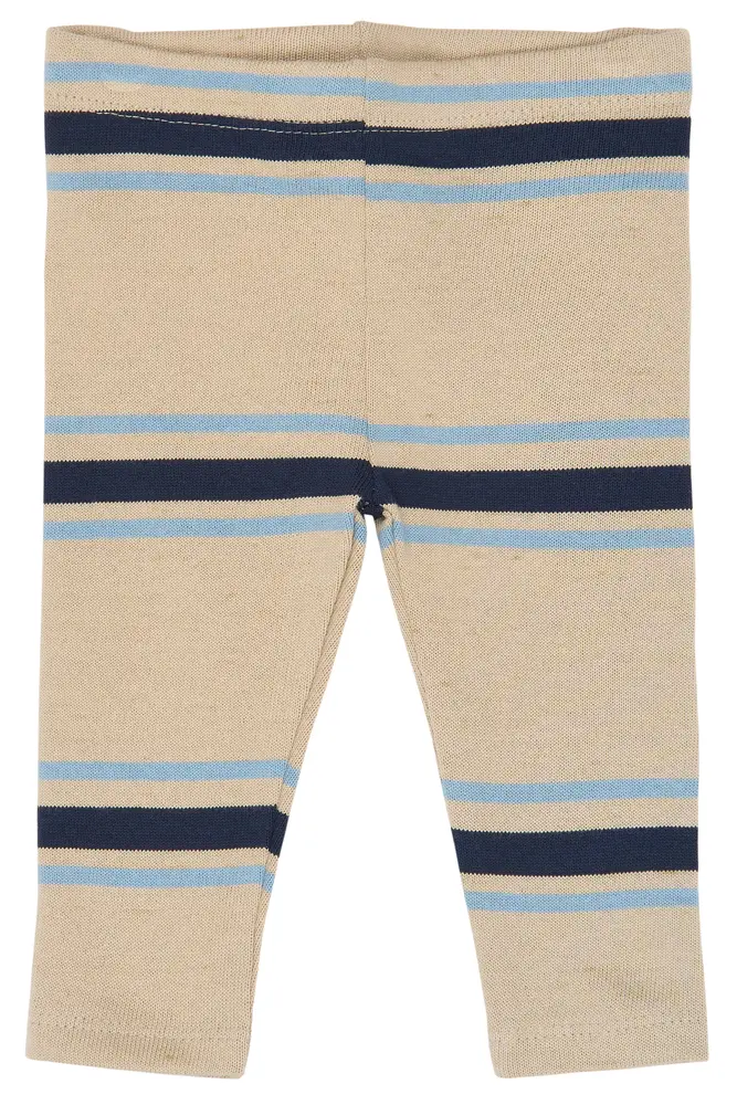 The New Siblings Theodor Leggings - Humus Striped - 56