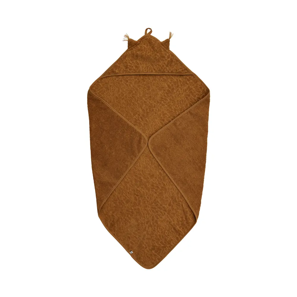 Badcape Organic Almond - 83X83 | Baby & Barn - Sköta - Badrockar, ponchos & badlakan | BabyMode