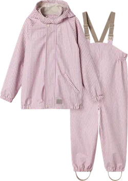 Oddy Regnset - Pink Stripe | Kläder - Ytterplagg - Regnkläder | BabyMode