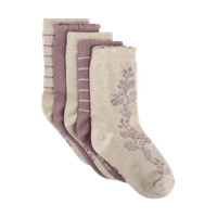 BeKids Strumpor 5-Pack - Elderberry