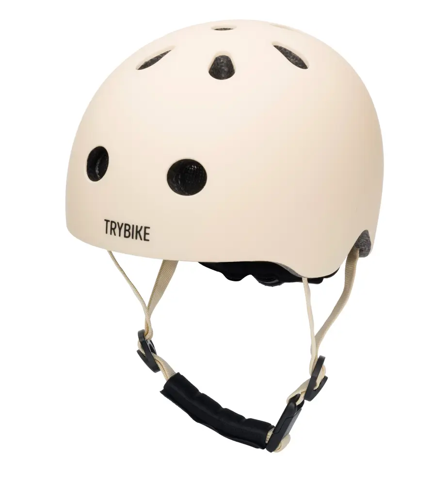 Trybike Cykelhj&auml;lm Med Retrolook &ndash; Creme XS