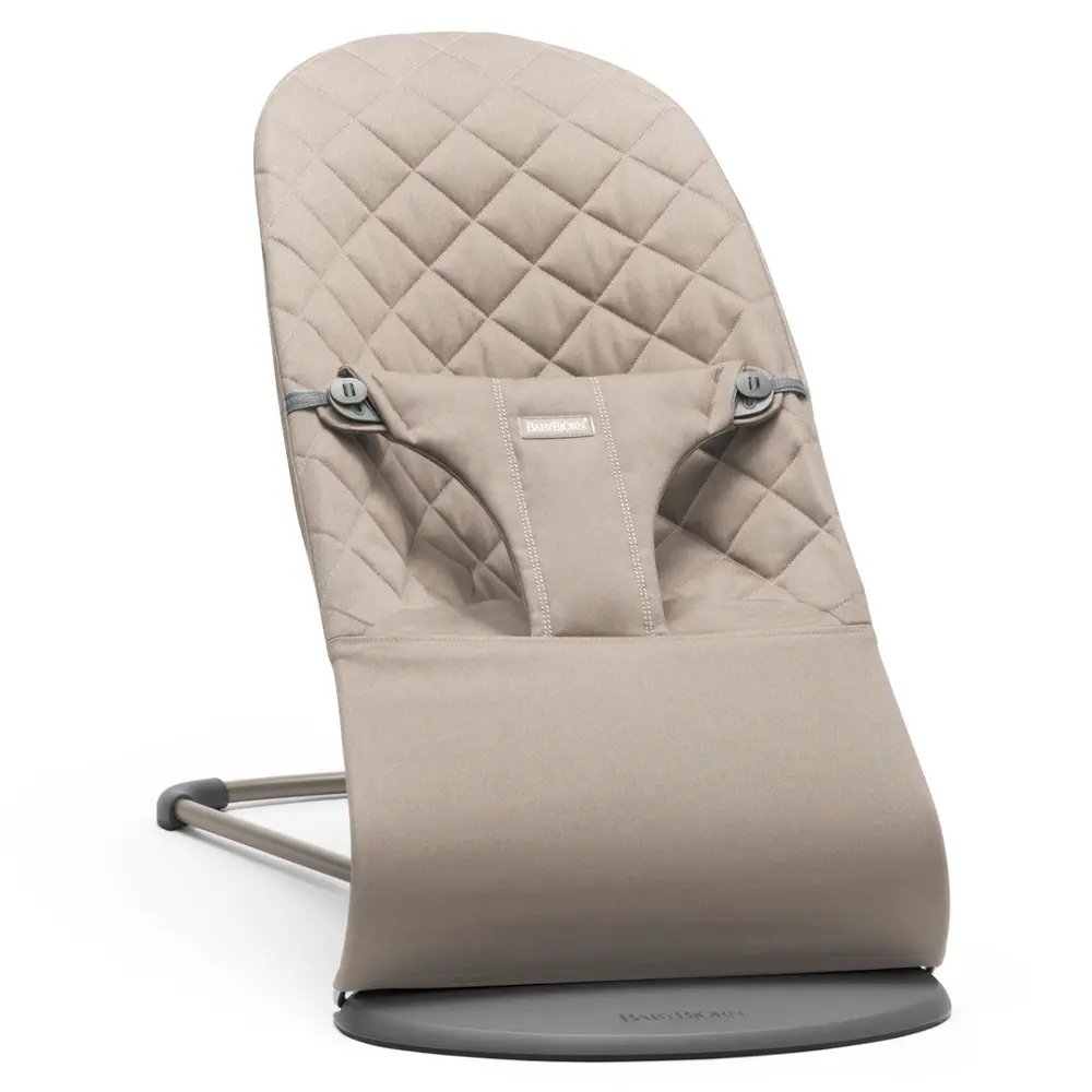 Babysitter Bliss Vävd Klassisk Quilt - Sandgrå | Baby & Barn - Babysitter | BabyMode