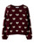 Oana Stickad Tröja - Burgundy