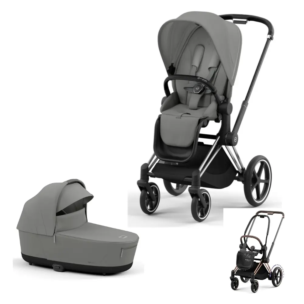 ePriam Sittvagn- sepia black/chrome black