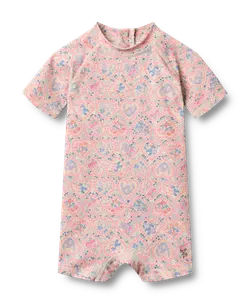 Baddräkt Cas - Pink Heart Flowers