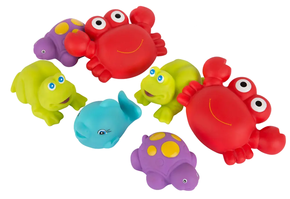 Badleksaker Floating Sea Friends - Multi | Leksaker - Vattenlek - Badleksaker | BabyMode