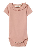 Lalo tem kortærmet slim body - MISTY ROSE
