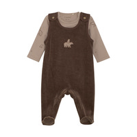 Sæt m. Body og velour bukser - 2307