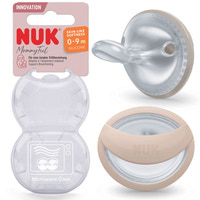 Sugnappar Silikon Mommyfeel 0-9 mån - Grå/Beige