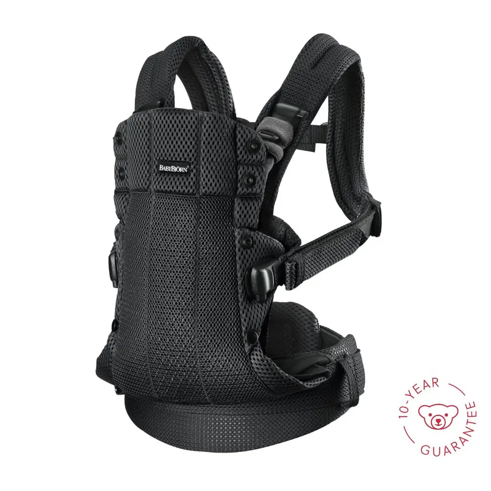 BabyBjörn Harmony 3D Mesh Bärsele - Svart | Baby & Barn - Bärselar & bärsjalar - Bärselar | BabyMode