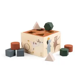 Sorteringslåda I Trä - Busy Builders | Leksaker - Babyleksaker - Sorteringslådor | BabyMode