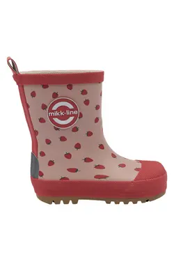 Gummistövlar m. Tryck - Strawberry AOP | Barnskor - Gummistövlar - Korta gummistövlar | BabyMode