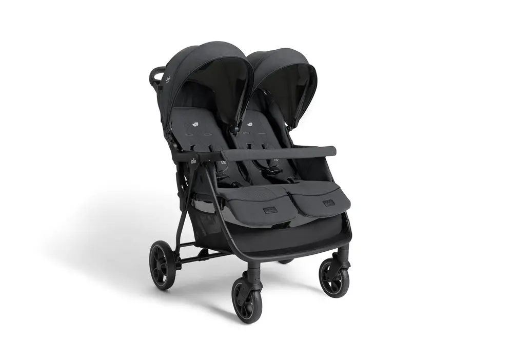 Joie Estrella W/ RC Dubbelsittvagn - Ebony | Barnvagnar - Sittvagnar | BabyMode