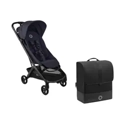 Butterfly 2 Resevagn inkl transportväska - Black/Deep Indigo | Barnvagnar | BabyMode