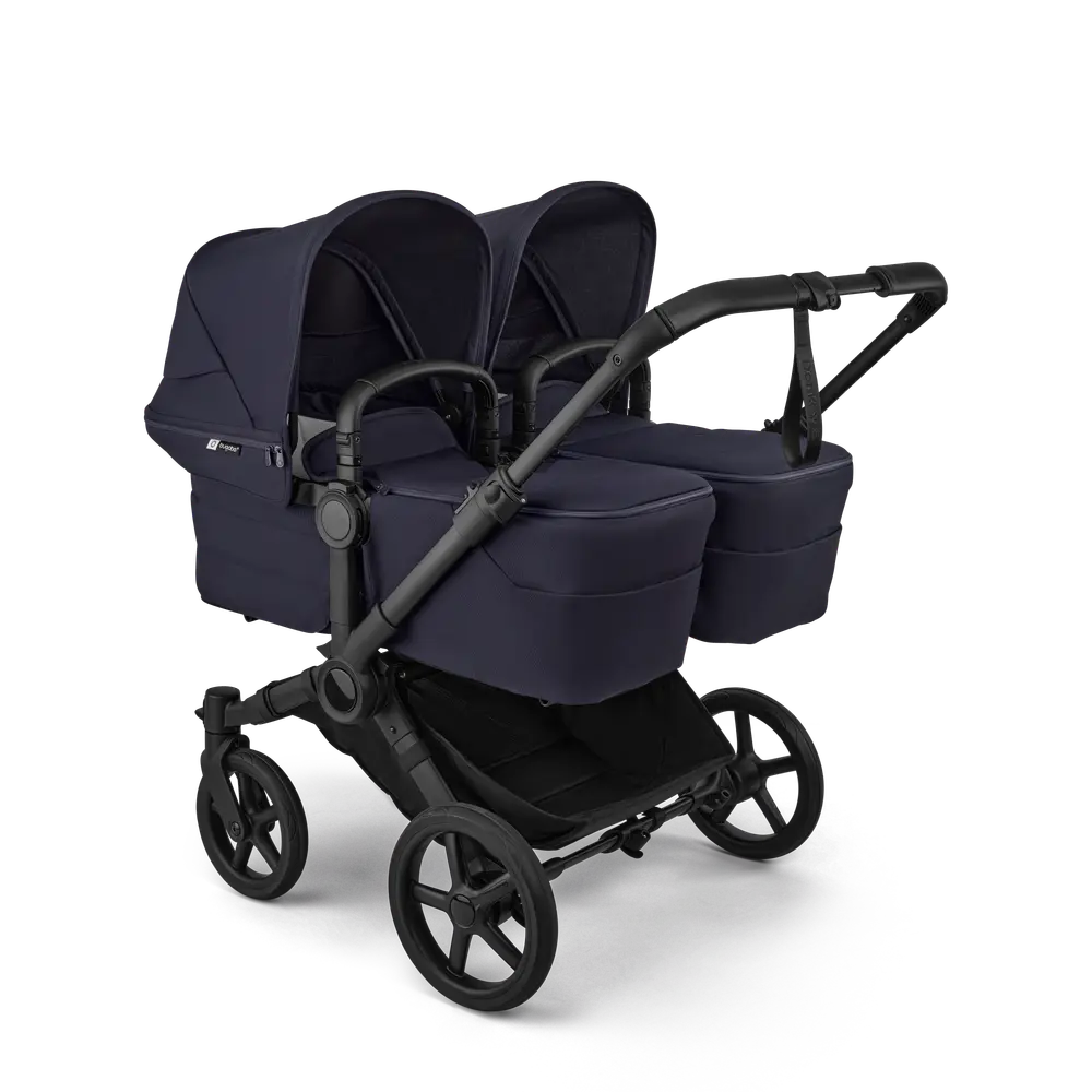Bugaboo Donkey 6 Tvillingvagn - Deep Indigo | Barnvagnar - Syskon- & tvillingvagnar - Syskon/tvillingvagnar | BabyMode