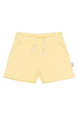 Suze Pointelle Shorts - Mellow Yellow | Barnkläder - Underdelar - Shorts | BabyMode