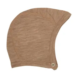 Babymössa Ull Solid - Woodsmoke