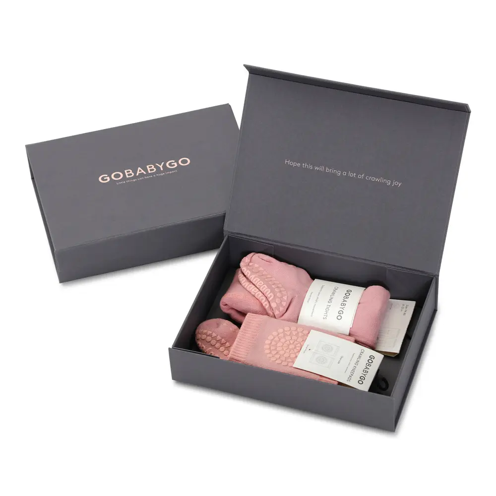 Krypskydd Startkit - Soft Pink - 12-18M | Barnkläder - Strumpor & strumpbyxor - Halkfria strumpor | BabyMode