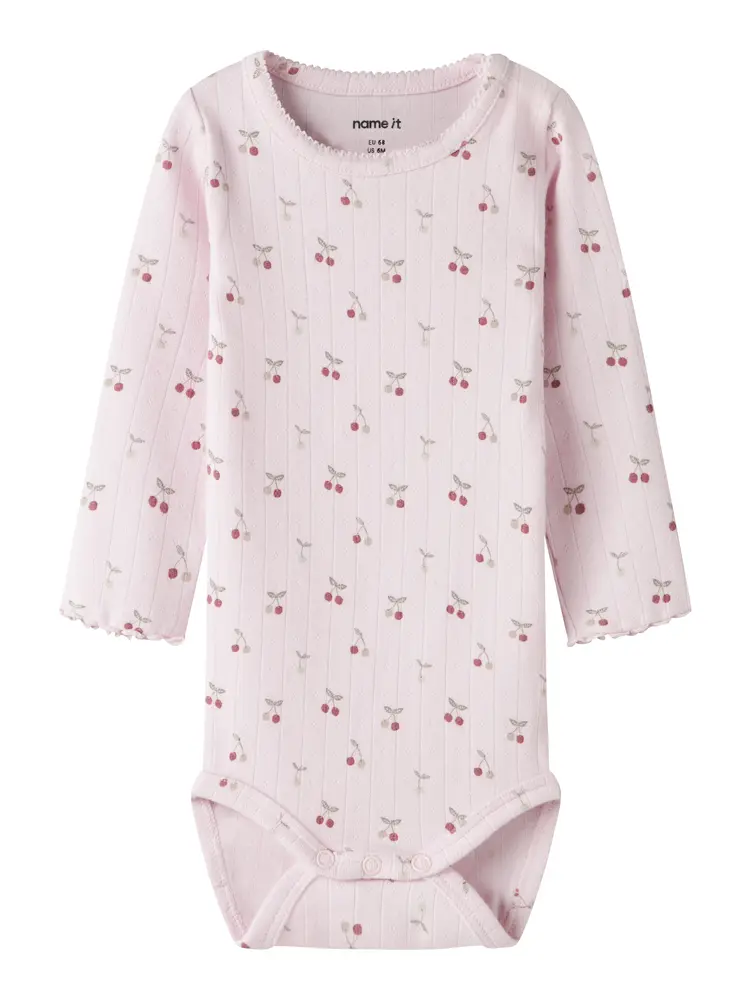 Ficherry Långärmad Body - Cradle Pink - 74 | Barnkläder - Bodys & overaller - Långärmad body | BabyMode
