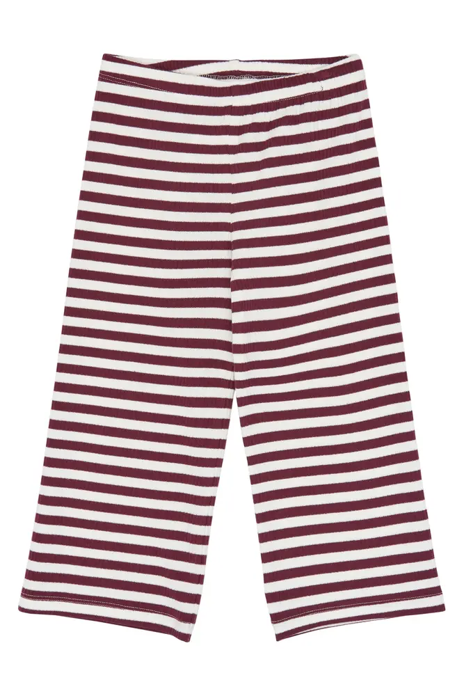 The New Siblings Fro Wide Rib Byxor - Gardenia Striped - 86