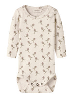 Lil' Atelier Gayo Sig Långärmad Slim Body - Turtledove