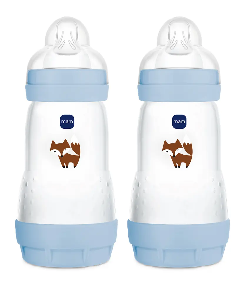 Easy Start Anti-Colic 260ml 2-pk Blue | Baby & Barn - Äta - Nappflaskor | BabyMode